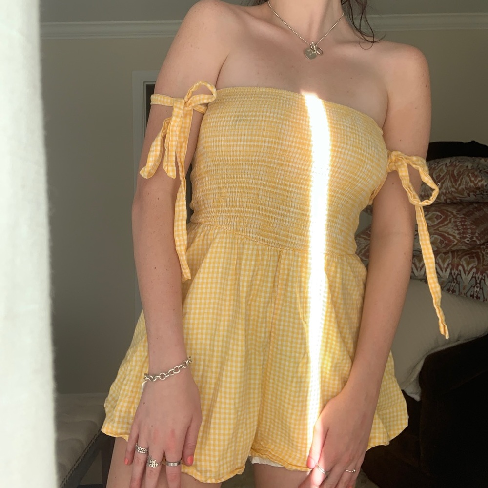 YELLOW ROMPER